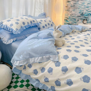 Kawaii Princess Pure Cotton Bedding Set, Full Size