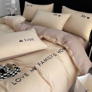 Nordic Luxury Egyptian Cotton Bedding Set, Full Size